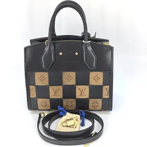 Pre-owned Louis Vuitton leather Tote Bags LV Monogram Tressage City Steamer PM BF00109