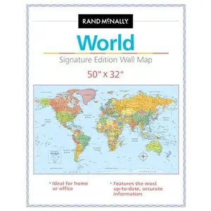 Rand McNally Signature Edition World Wall Map: Folded -- Rand McNally, Sheet Map, Folded