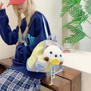 2026 Outdoor Trend Large Capacity Backpack Plush Backpack Girl Cute Doll Commuter Bag gym accessory stylish daily use