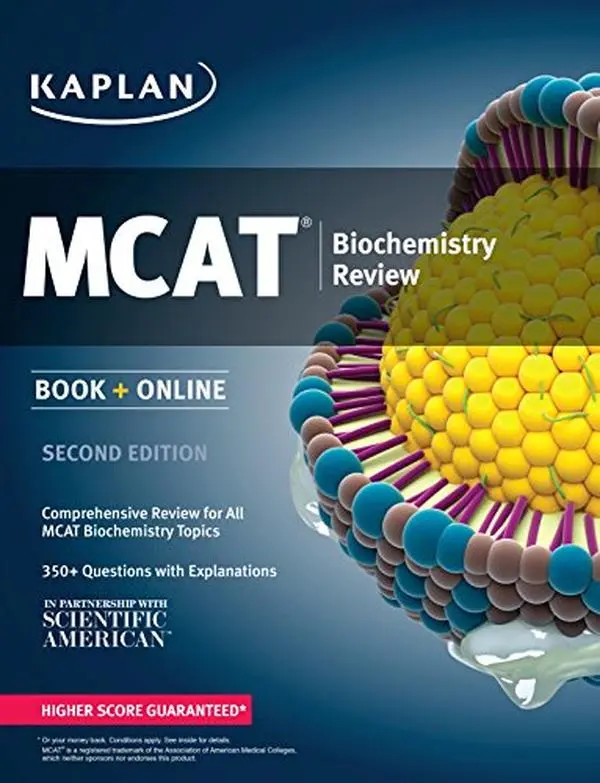 USED Book - Kaplan MCAT Biochemistry Review: Book + Online (Kaplan Test Prep) by Kaplan (Paperback) - english