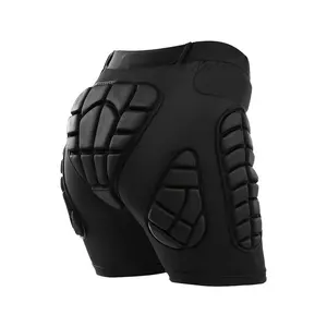 2026 Breathable 3D Padded Shorts for Ice Hockey Snowboarding Gymnastics Roller Skating Moisture Wicking Flexible High Stretch Polyester Knit Fabric Regular Fit Four Seasons Sports Gear