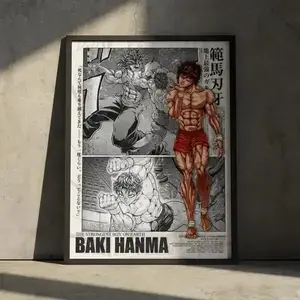 Baki Hanma Poster – Anime Manga Wall Art Print for Home Decor