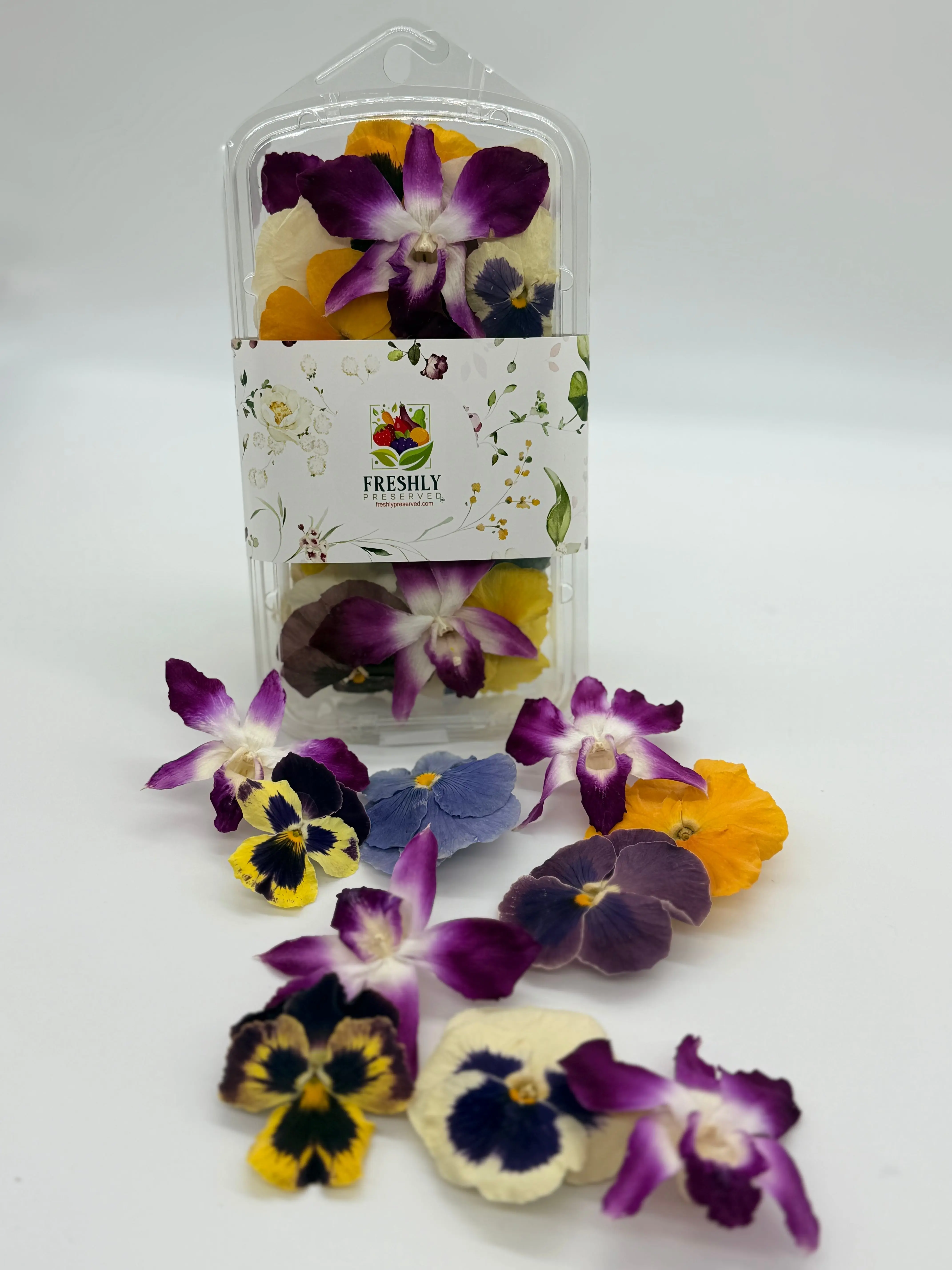Freeze-Dried Edible Flowers Pansies & Orchids
