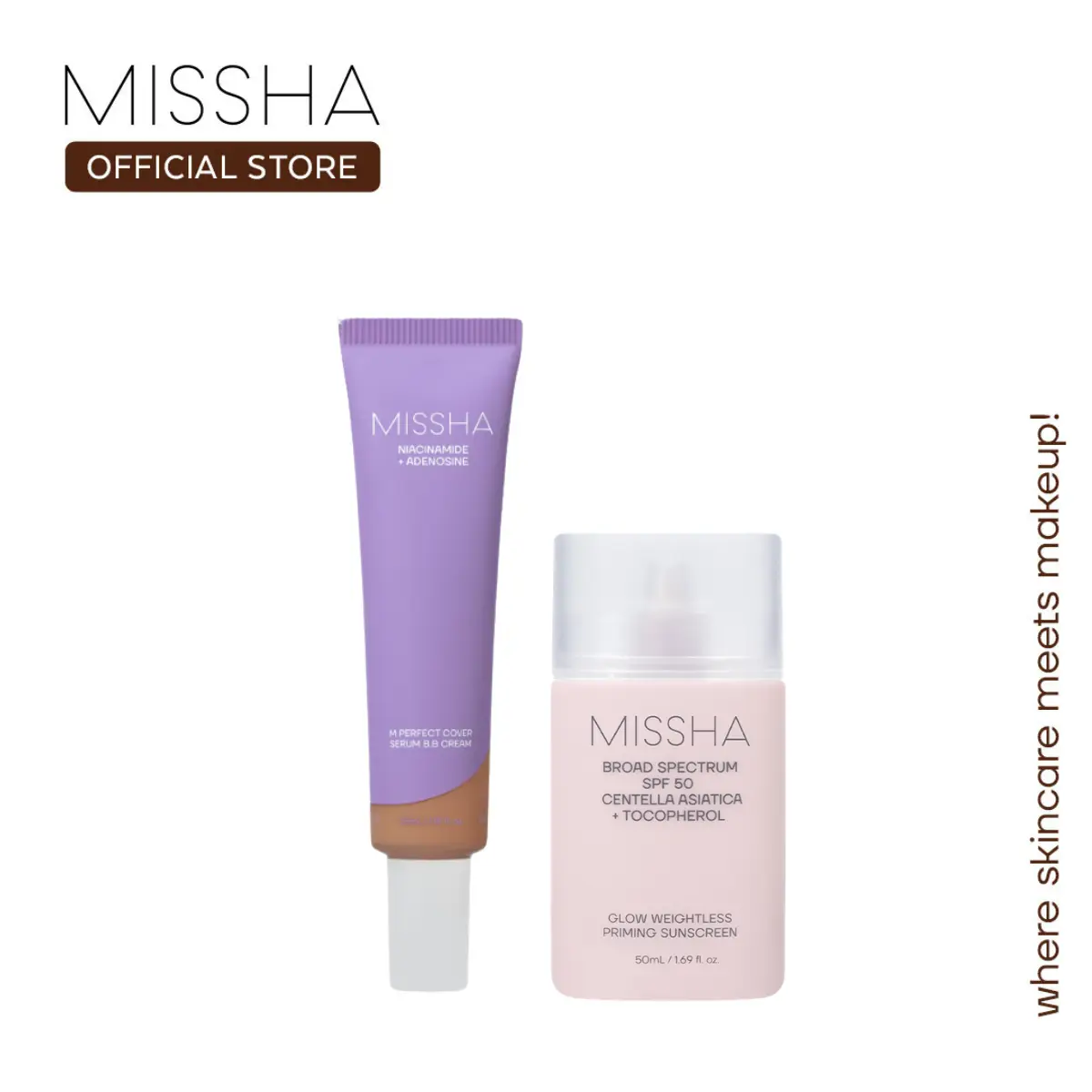 [MISSHA Official] Serum BB + Priming Sunscreen Duo