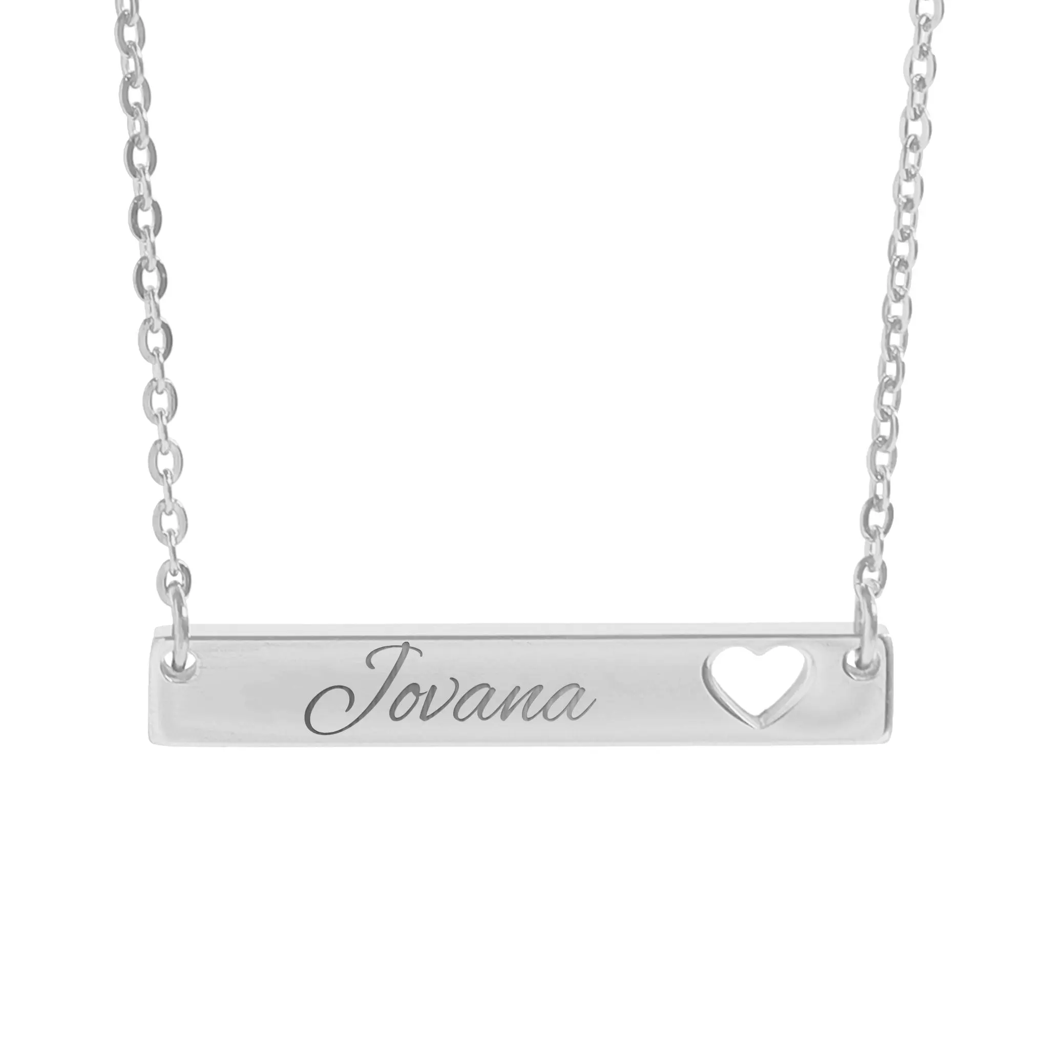 Personalized Name Necklace Balkan or Any Other Names (Jovana Example)