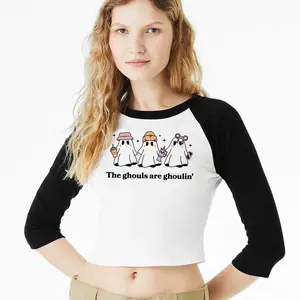 Ghoulin Ghouls 3/4 Raglan Sleeve Baby Tee