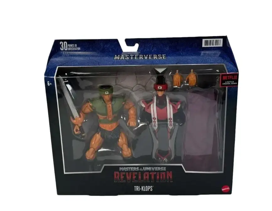 Mattel Masters of the Universe Masterverse Revelation Tri-Klops 7-in Plastic Articulated 3D Figurine Action Figure, Modern Sculpt, Collectibles, Pretend Play Toy, Gifts for Boys, Suitable for 6+ Years