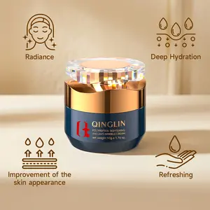 [Official QINGLIN] Polypeptide Tightening & Smooth Face Cream – Anti-Glycation Formula, Deep Hydration for Radiant Skin, Skin-Revitalizing, Vegan, Premium Science Skincare (50ml)