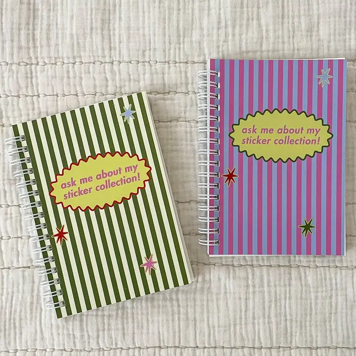 Pocket Sticker Book | Reusable Blank Sticker Collection Book