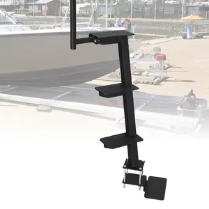 Garvee Heavy Duty Boat Trailer Step, 3 Step Ladder with Handle, Non Slip Surface, Universal Fit for Trailer Tongue Access, 460 LBS Load Capacity