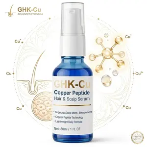 GHK-Cu Copper Peptide Hair & Scalp Serum – Lightweight Daily Formula to Support Scalp Micro-Environment – Nourishing Treatment for Thinning, Fragile Hair & Sensitive Scalp – Advanced Peptide Technology – 30ml