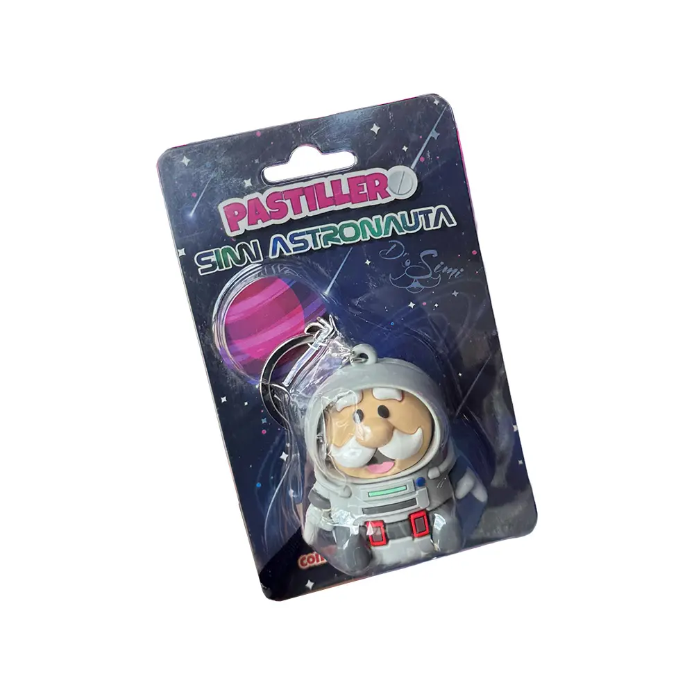 Pastilleros de Simi Astronauta - Practical & Discreet Keychain for Pills - Unique Design Combining Functionality with Style