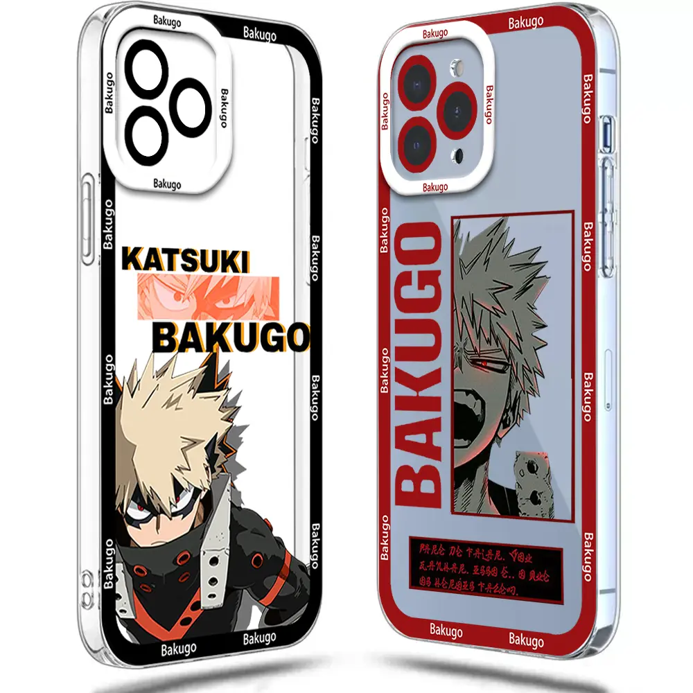 M-My H-Hero A-Academia K-Katsuki B-Bakugo FUNDA Phone Case For IPhone 16 13  14 15 Pro Max Plus Shockproof Soft Clear Back Cover Premium Phone Case  Deals For You - TikTok Shop