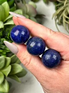 Lapis Lazuli Mini Spheres - Throat & Third-Eye Chakras - No. 32