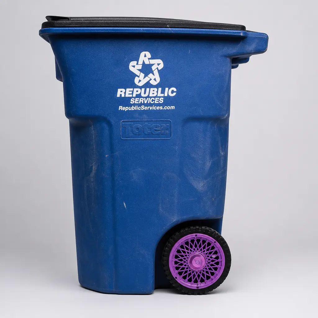 Magenta Diamond Edition Trash Can Rims - New Drop Home Supplies Trash Bag Accessory for Bins, Waste & Recycling Use