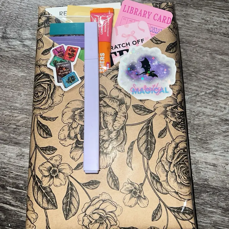 Floral Blind Date With a Book Bundle – Mystery Book Gift for Readers