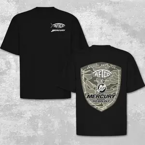 Vintage AFCO x Mercury Marine T-Shirt, Outboard Motors Gear for Outdoor Enthusiasts, Largemouth Bass Graphic T-Shirt, Fishing Lover Gift for Dad, Fisherman Outfit, Lake Life Apparel, Cool Outdoor Streetwear, Vintage Fishing Humor Tee for Men Women