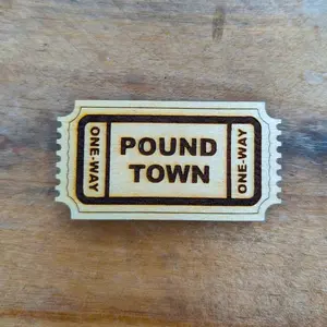 One Way Ticket Magnet - Twisted Roots Ltd.