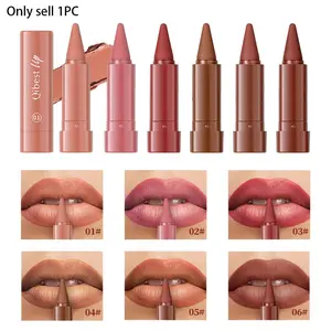 Long Lasting Soft Focus Matte Lipstick High Pigment Lightweight Silky Touch Non Sticky Multi Purpose Lip Makeup Cosmetic