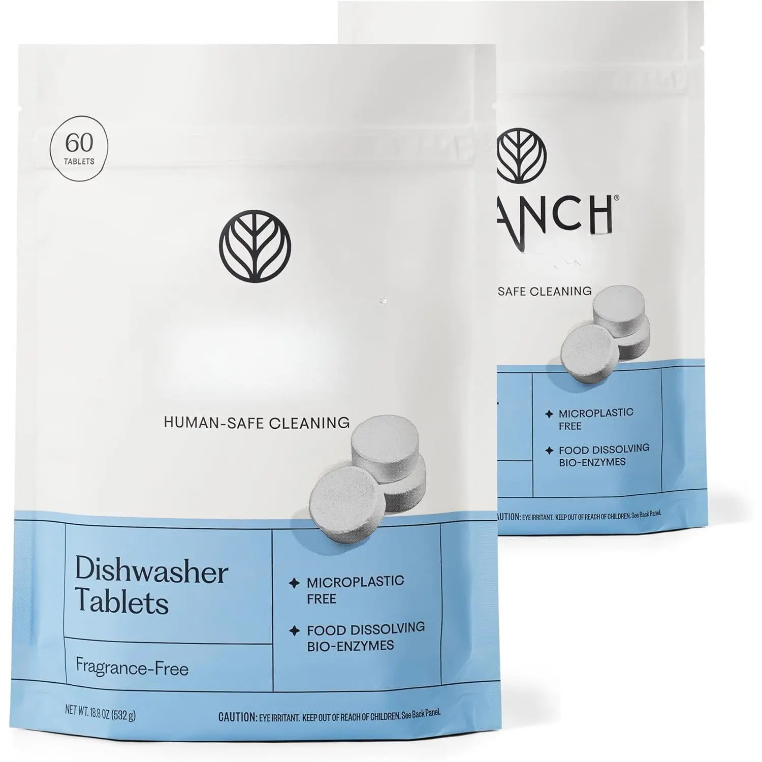 Dishwasher Tablets - 120 Ct | Plastic-Free, -Free, Human-Safe | Delivers a  Clean Without Harsh  (60 Count (Pack of 2))