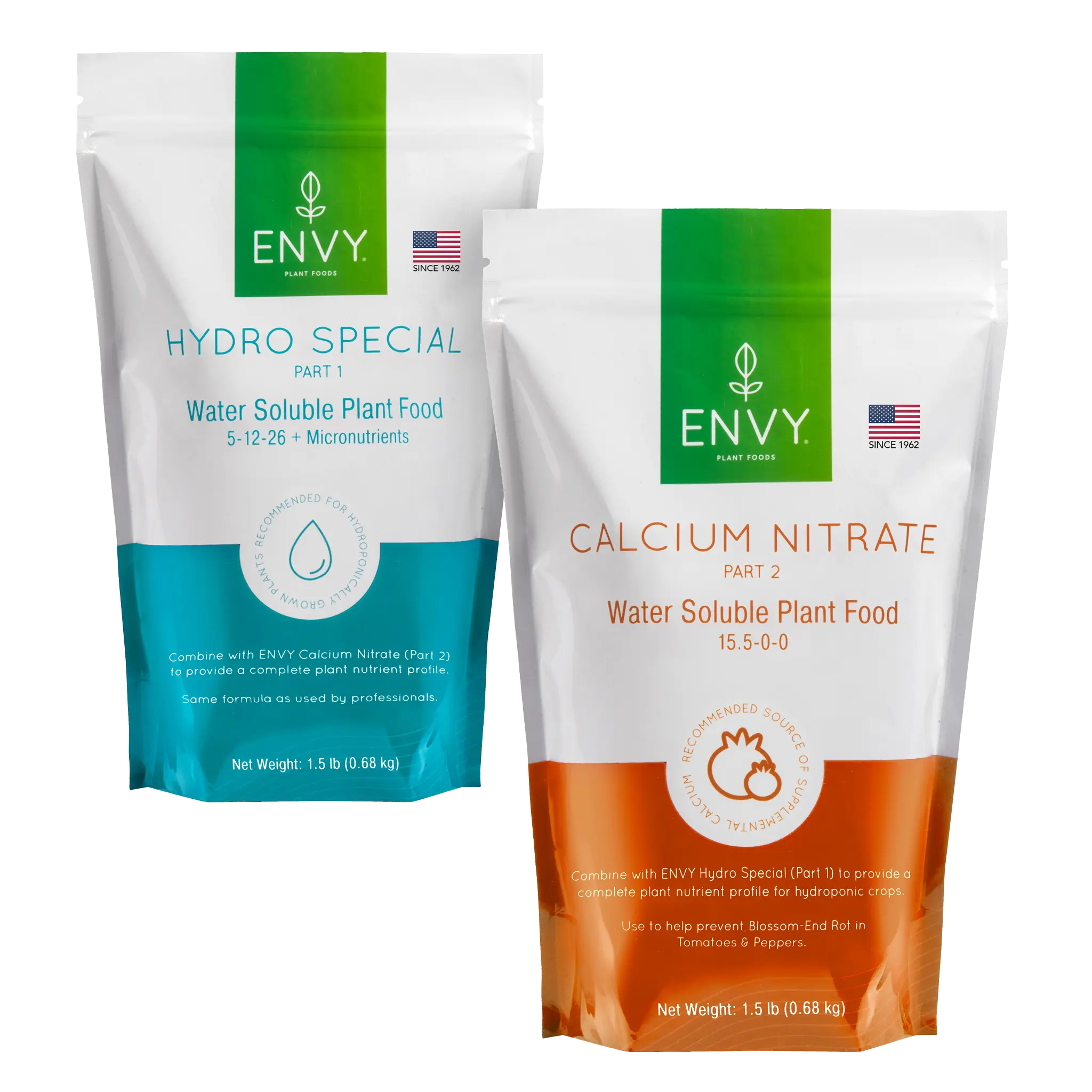 ENVY Veggie & Herb Combo - Hydroponic Fertilizer Part 1+2