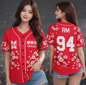 Kpop Group Bangtan-Camo Style Jersey, Custom Bangtan Boys Members Baseball Jersey For Army, Bangtan World Tour 2026 Merch Top, Bangtan Comeback 2026