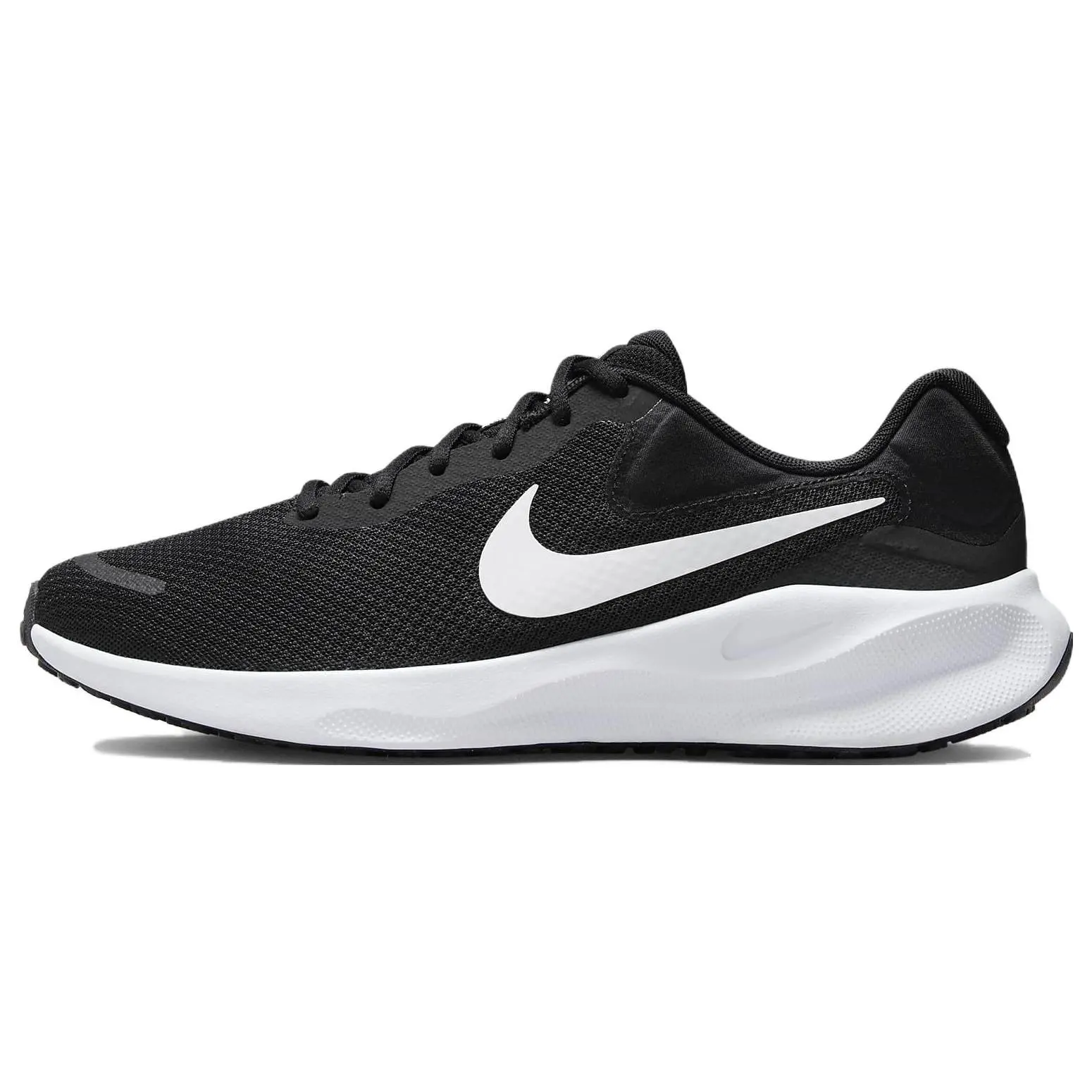 Nike Revolution 7 Black White Versatile Comfort Low Top Casual Running Shoes Men's FB2207-001