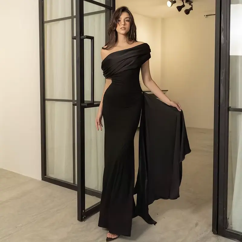 ruffle prom dresses Ava Presley Drop Waist Ruffle 40118