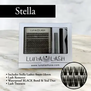 STELLA Eyelashes- DIY Lash Clusters High-Quality Waterproof STELLA Eyelashes- DIY Lash Clusters High-Quality Waterproof