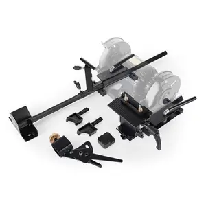 VEVOR Pro Grind Sharpening System, Multi-Grind Sharpening Jig for 6" & 8" Bench Grinder - with Platform Jig, Tool Rest Bar, Setup Block, Miter Slide, Micro Bevel Block, for Chisels Woodturning Tools, Aluminum Alloy, Fits 6&8"