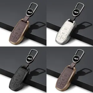 For Ford E-Series Exclusive Key Set Compatible with Fusion Mustang Edge Explorer F150 Mkc, Durable Car Accessory, Perfect Fit Design, Car Key Holder