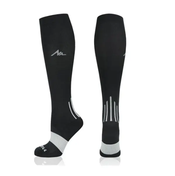 NEWZILL WOMEN'S 24-SEVEN (20-30MMHG)-Black Gray Womenswear Sock