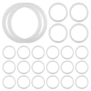 Silicone Sealing Rings Gasket for Leak Proof Jar Lids (24 Pack, Regular Mouth)