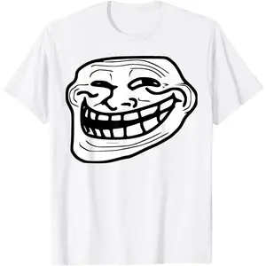 Troll Face Meme Funny Dank Meme Troll Face T-Shirt