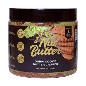 DUBAI COOKIE BUTTER Dubai Crunch Pistachio Cream Kataifi Kadayif Treat Snack 16 oz Unique Flavor Versatile Ingredients Perfect for Snack Lovers and Special Occasions