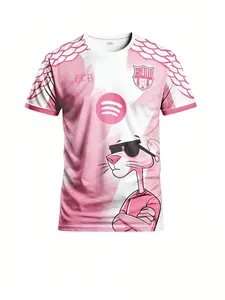 Barcelona fans are ecstatic! The collaboration between the team and the panther brand, the football jersey, and the football uniform ceiling Stylish Jersey Football Shirts Soccer Shirt
