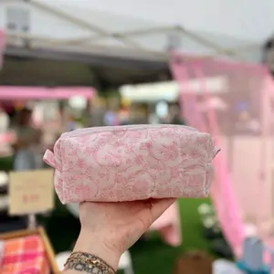 Blush garden pencil case
