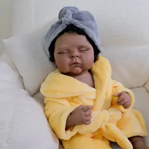 Reborn Baby Dolls Black Girl Vinyl Full Body 20 Inch Realistic Reborn Waterproof Baby Dolls That Look