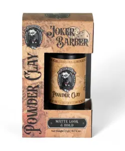Joker Barber Powder Clay - Perfect For Creating Textured Hair