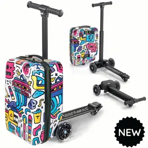 Graffiti 4-in-1 Detachable Scooter Luggage