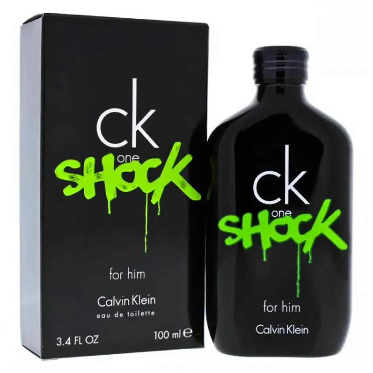 Calvin Klein CK One Shock Eau de Toilette Spray for Men, 3.4 fl oz - Fresh, Long-Lasting Fragrance for Men