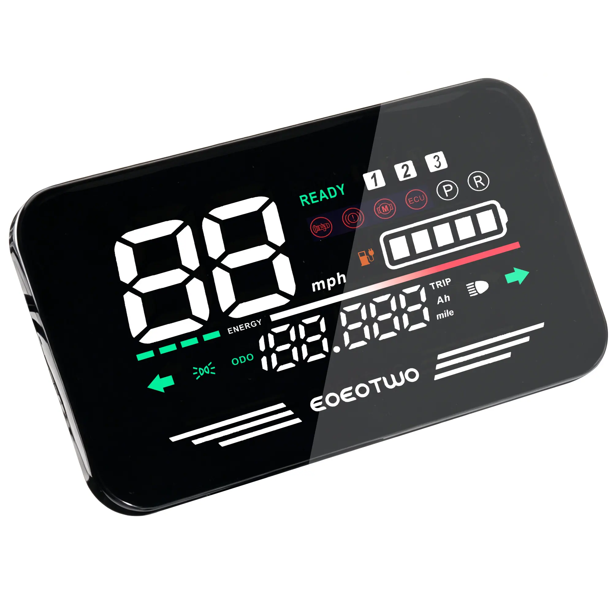 EOEOTWO GT06 Original Dashboard Display【Only fits GT06,Please do not buy without a GT06 scooter】, Replacement Digital Speedometer Instrument, Plug & Play Aviation Connector Screen Only for EOEOTWO GT06 Electric Scooter, Factory OEM Replacement Parts