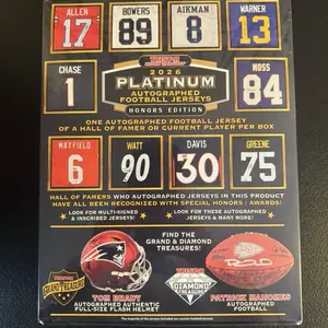 Signed nfl jersey platinum series