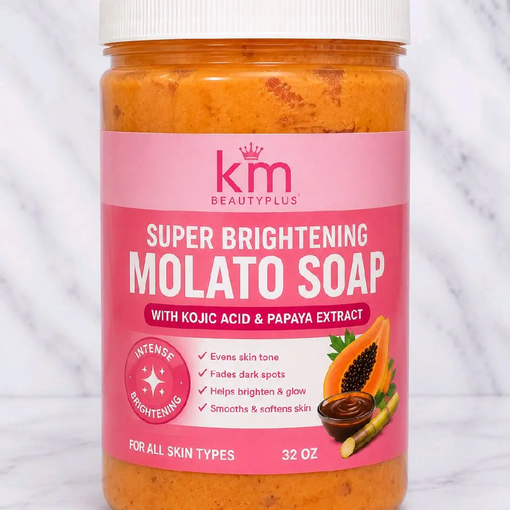 Super Brightening Molato Soap, 32oz Nourishing Daily Skincare Soap - Hydrate & Boost Radiant Glowing Skin, Includes Moisturizers