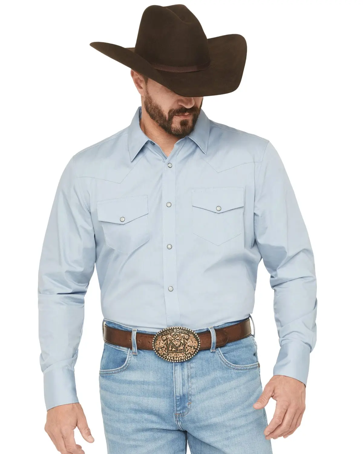 Gibson Trading Co Men's Men'S Campfire Solid Long Sleeve Snap Stretch - Gmba21w100-Medbl