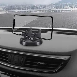 Dashboard Phone Holder for  Vertical Horizontal 360 Rotate,Cell Phone Holder for  Compatible with i-Phone  Android Smartphones GPS Devices for Various Dashboards(1PC,Black)