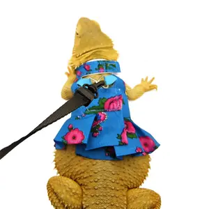 Lizard Leash, Amphibian Costume Flower Skirt, Small Pet Outdoor Carry Gear, Essential Accessories for Reptile Owners, Stylish & Functional