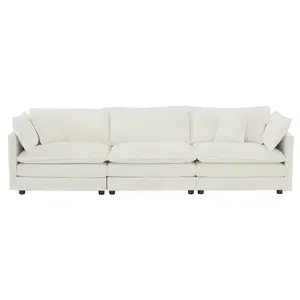 Oversized Cloud Modular Sectional Sofa 3 Seater