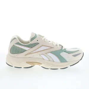 Reebok Road Prime Mens Beige Mesh Lace Up Lifestyle Sneakers Shoes