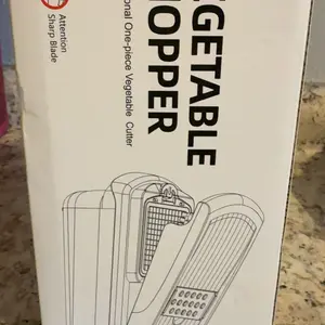 Snofrid Vegetable Chopper,15-in-1 Multifunctional Food Chopper,Professional Onion Chopper with 8 Blades,Vegetable Cutter with Container for Salad,Potato,Carrot,and Garlic; Essential Kitchen Tool